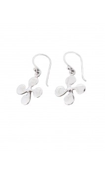 Plata Pendientes Lauburu