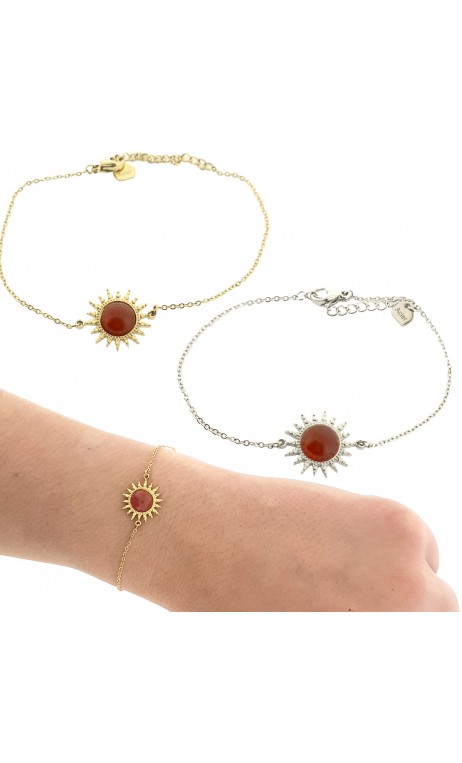 Pulsera Sol Y Piedra