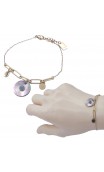 Pulsera carey con turquesa