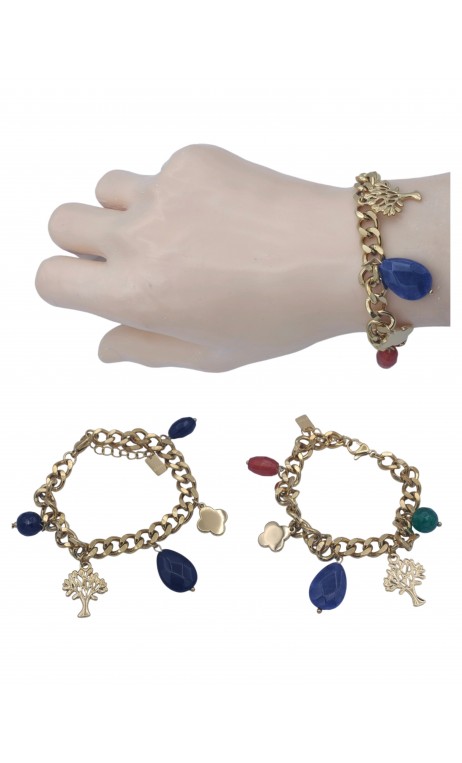 Pulsera cadena con arbol de la vida